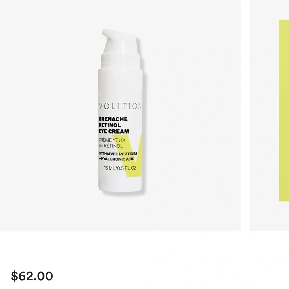 Volition White and Gold Eye Cream Skincare